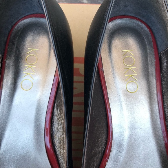 NEW! Black/red Flats - Picture 2 of 3